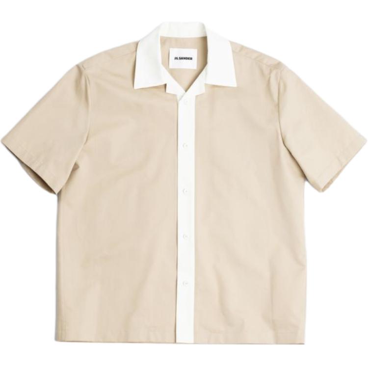 JIL SANDER Рубашка мужская бежевая Moderate