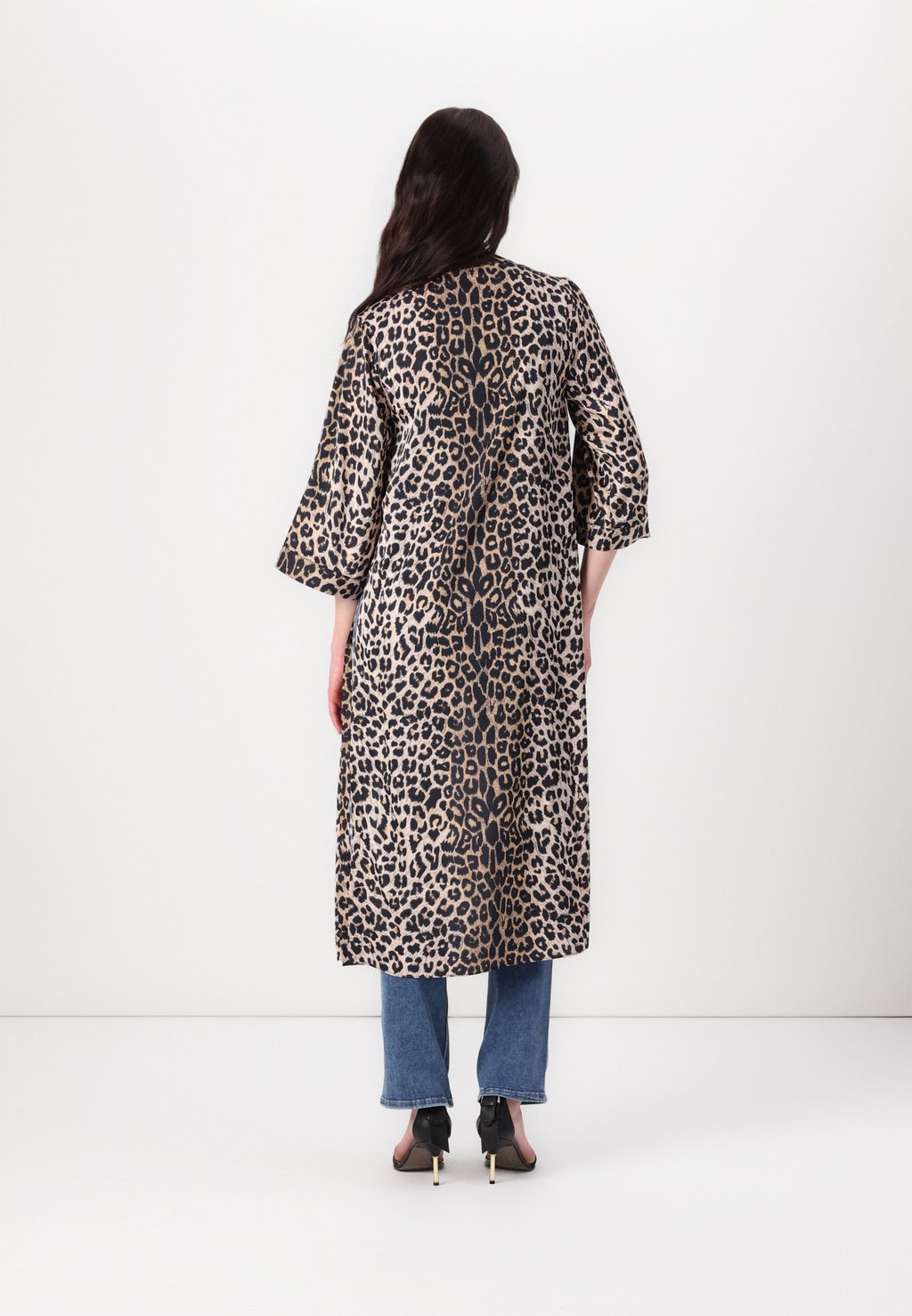 Накидка EXCLUSIVE CARINE KIMONO AllSaints, коричневый — фото 3
