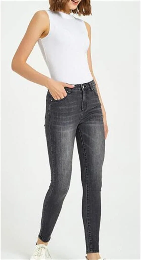 Джинсы Slim Golden Classic Gray Denim — фото 3