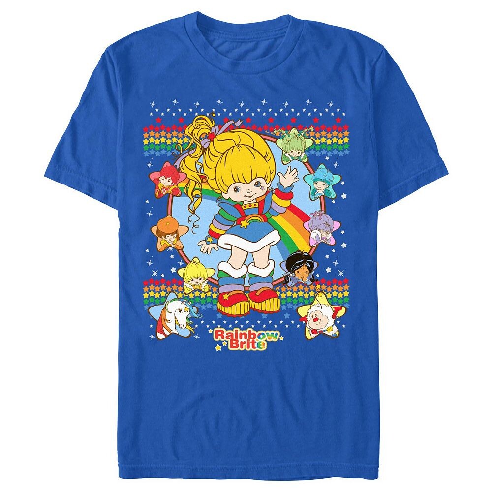 

Мужская футболка с рисунком Rainbow Brite Star Icons Licensed Character, цвет Royal