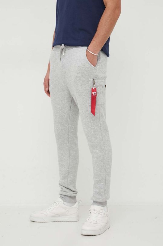 

Спортивные брюки NASA Cargo Sweat Jogger Alpha Industries, серый