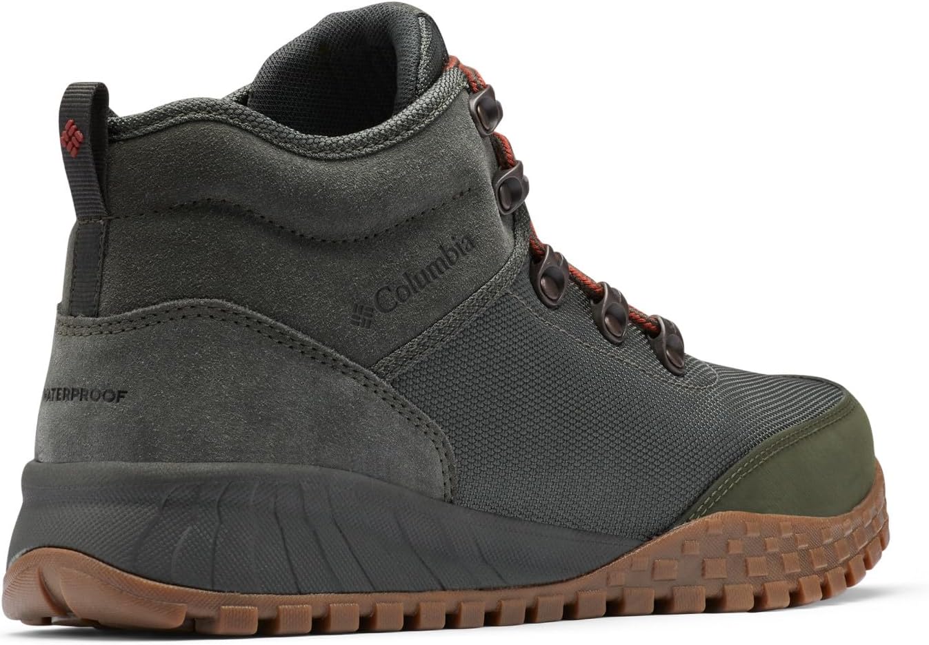 Кроссовки для походов Columbia Men's Fairbanks Mid, Gravel/Dark Moss — фото 2