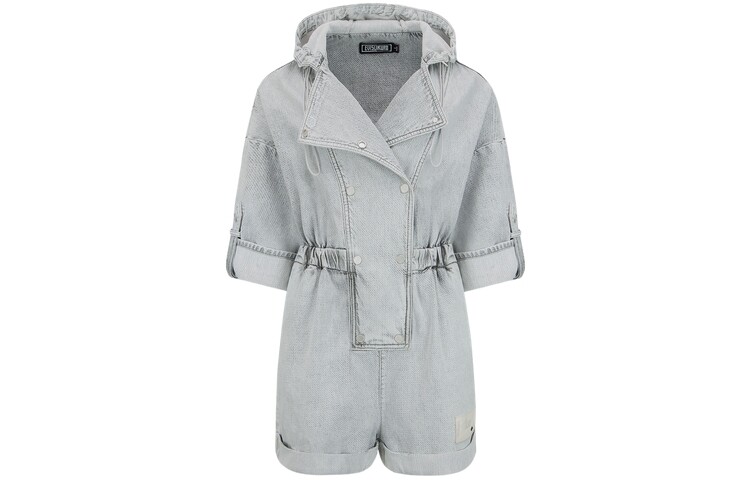 

Джинсовые шорты женские серые Evisu