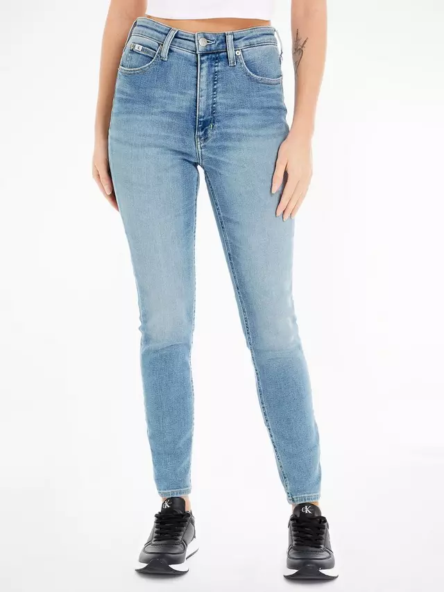 

Джинсы Calvin Klein High Rise Super Skinny, цвет light blue