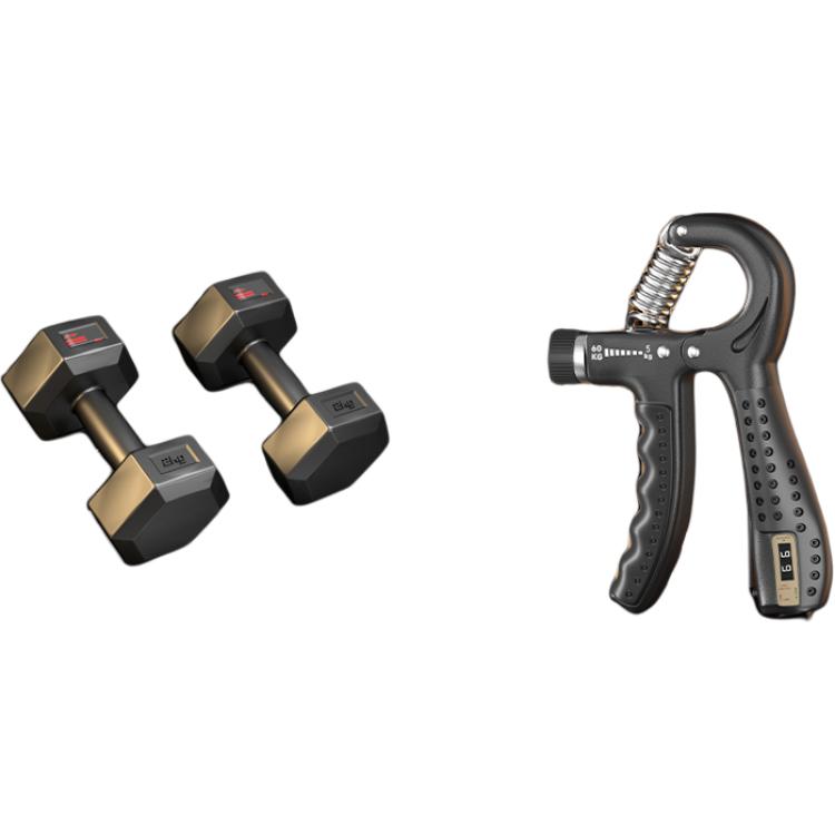 

Гантели LiNing, универсальные, для комплексных фитнес-упражнений, ПВХ, 4-10 кг., arm strength muscle building set