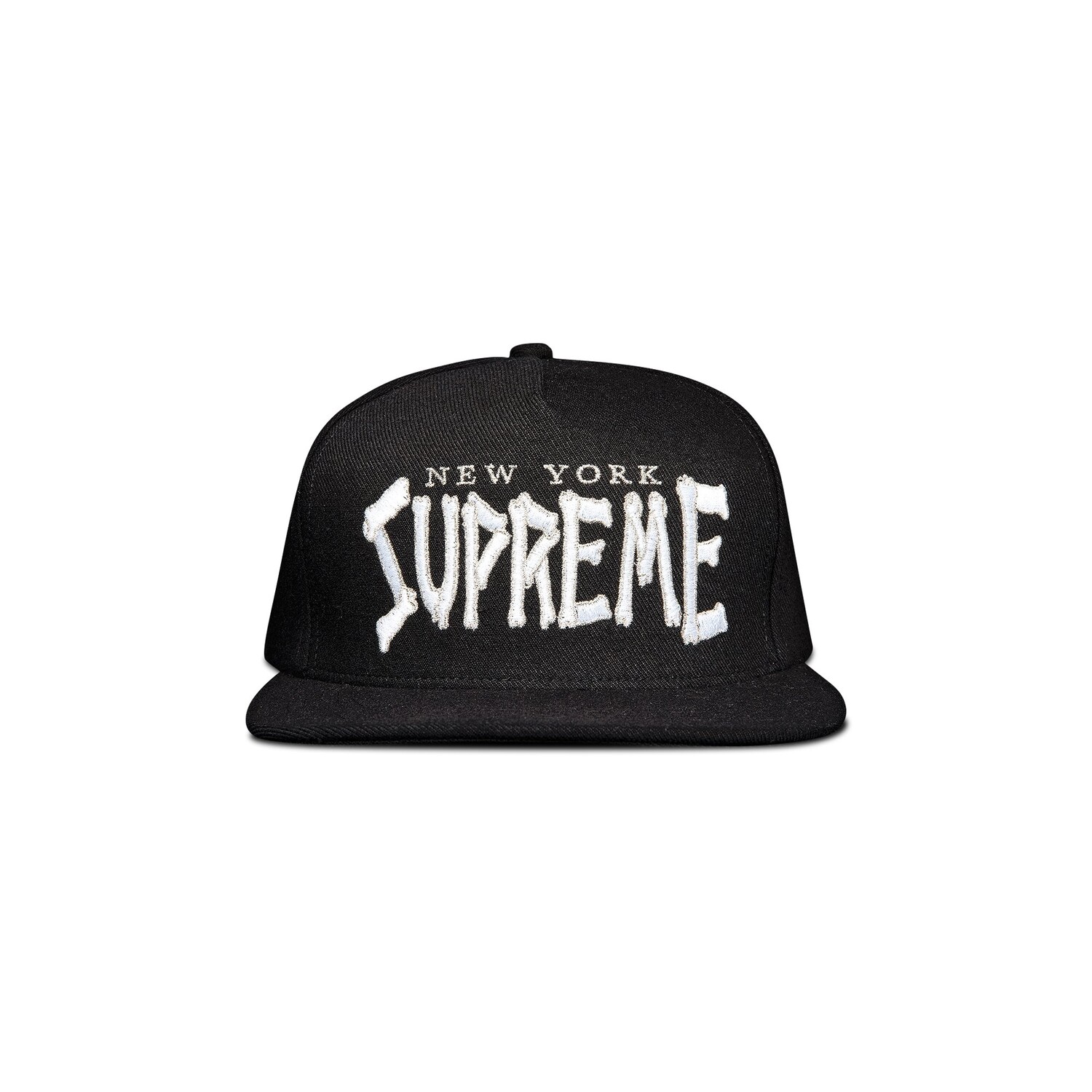 

Пятипанельный логотип Supreme Bones, черный