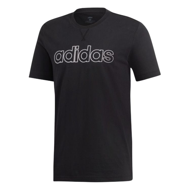 

Adidas Футболка мужская Black Crew Neck Moderate Straight Fit, Черный, Adidas Футболка мужская Black Crew Neck Moderate Straight Fit