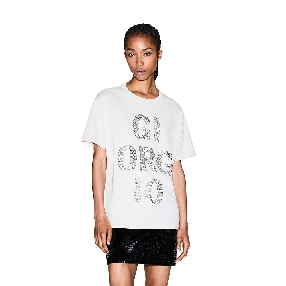 

Футболка с коротким рукавом Armani Exchange XW001354_AF17172, белый