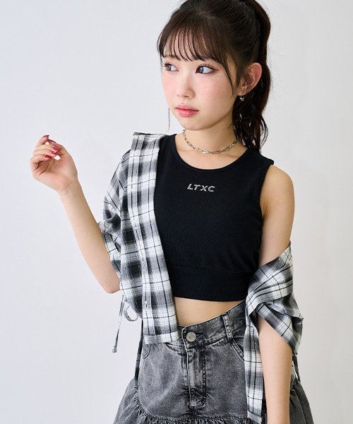 Рубашка с короткими рукавами и боковым шнурком Lovetoxic, Off white