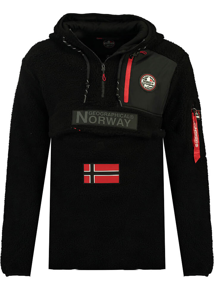 

Флисовый свитер Geographical Norway, черный