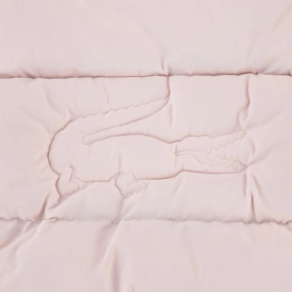 Детская пуховая куртка Lacoste Core Lacoste kids, розовый — фото 4
