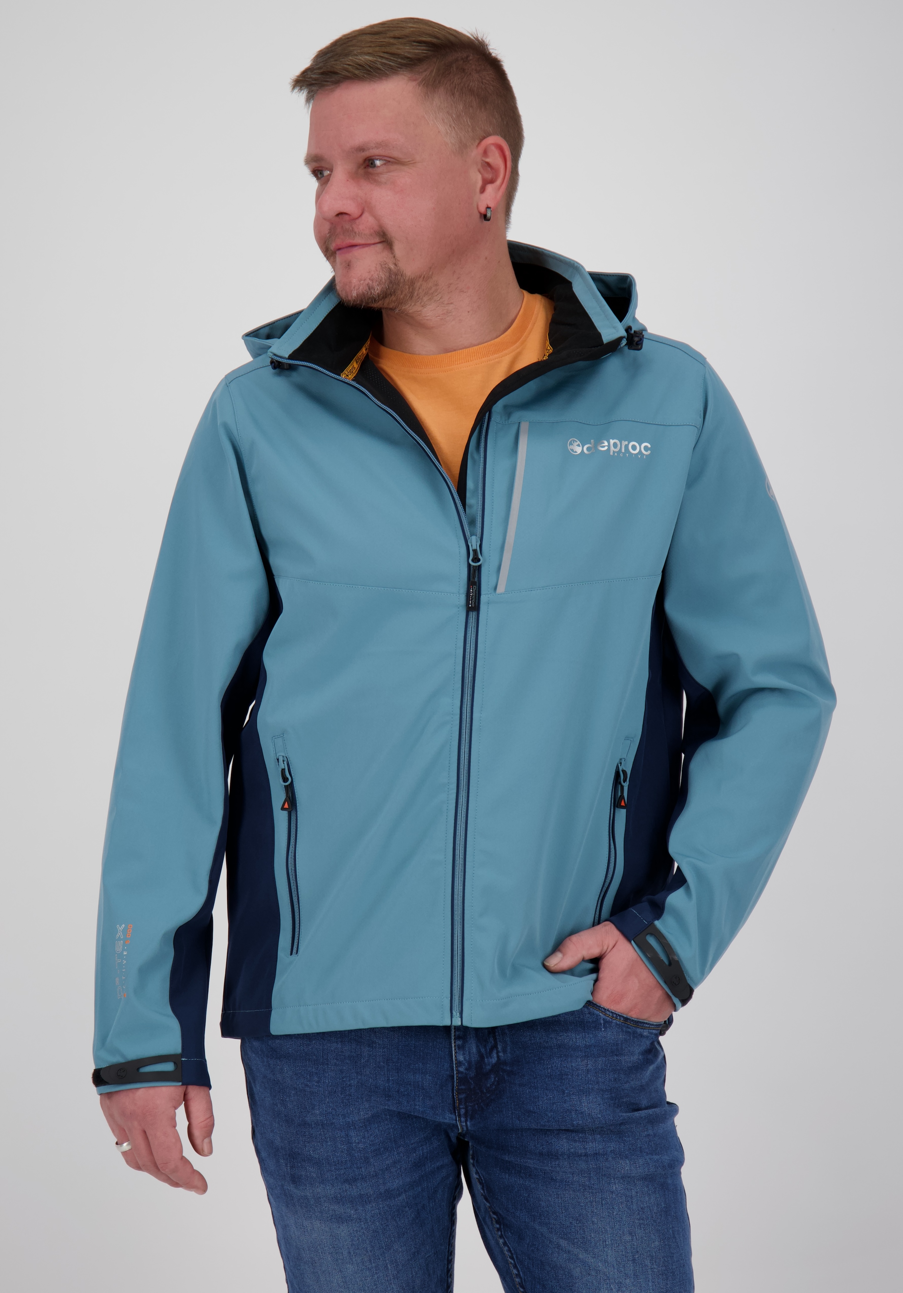 

Куртка DEPROC Active Softshelljacke NUNAVUT, синий