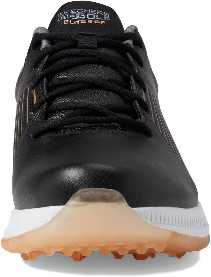 Мужские водонепроницаемые гольф-туфли Skechers Elite 5 Arch Fit, черный/золотой — фото 3