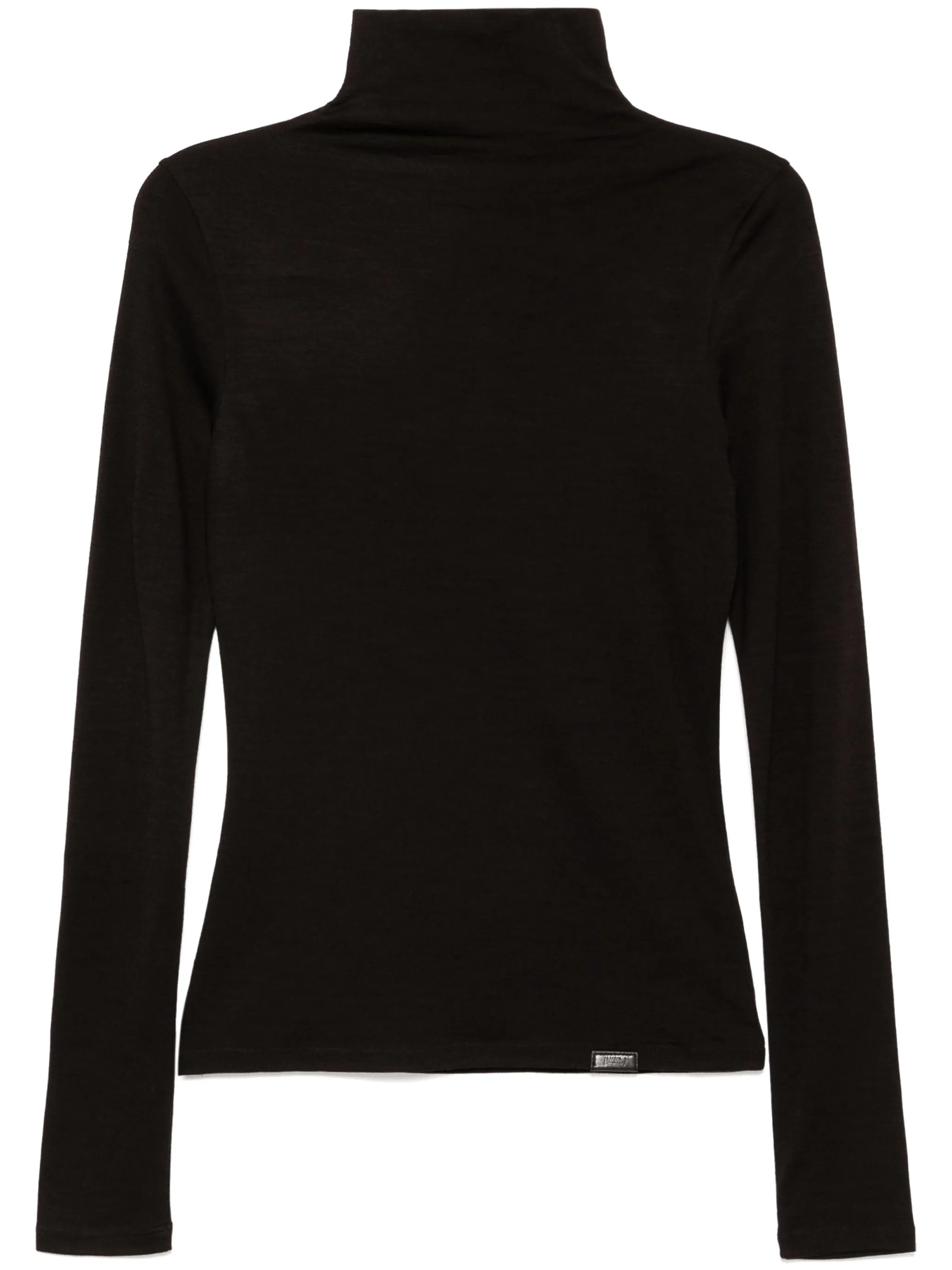 

Топ с высоким воротником Juun.J, коричневый