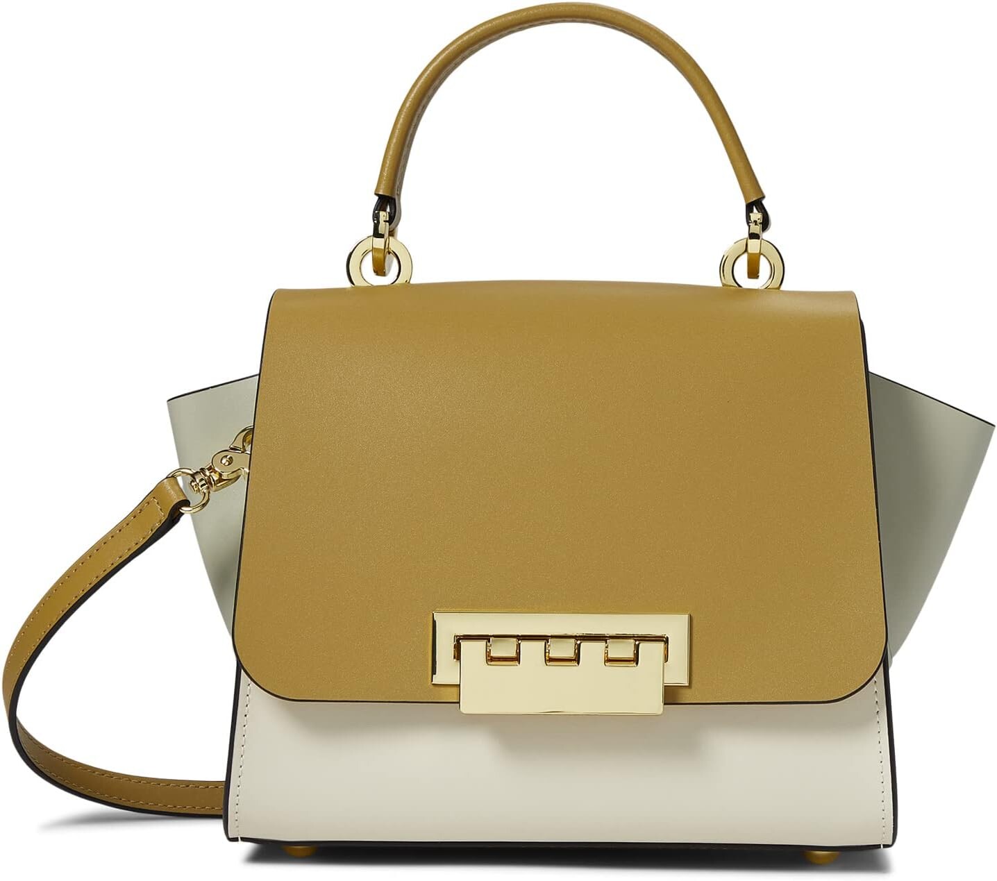 

Сумка кросс-боди ZAC Zac Posen Eartha Top-Handle Crossbody - Color-Block, хаки