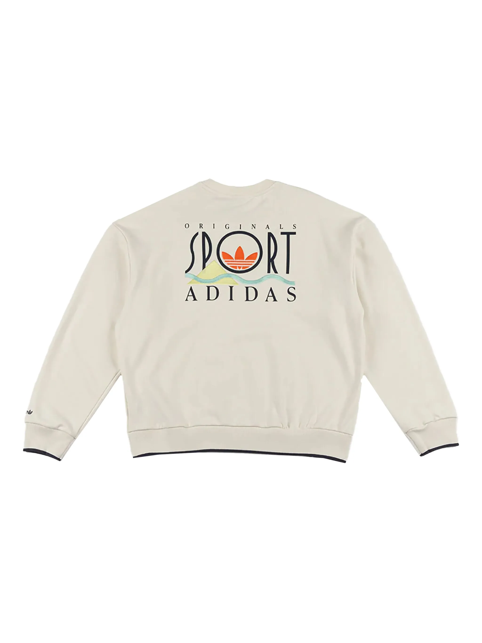 Спортивный топ с графичным принтом Adidas, белый — фото 2