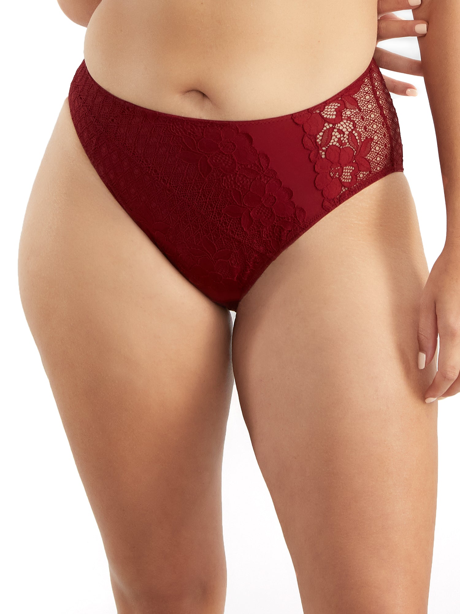 

Брифы женские Bare The Essential Lace Hi-Cut, цвет berry