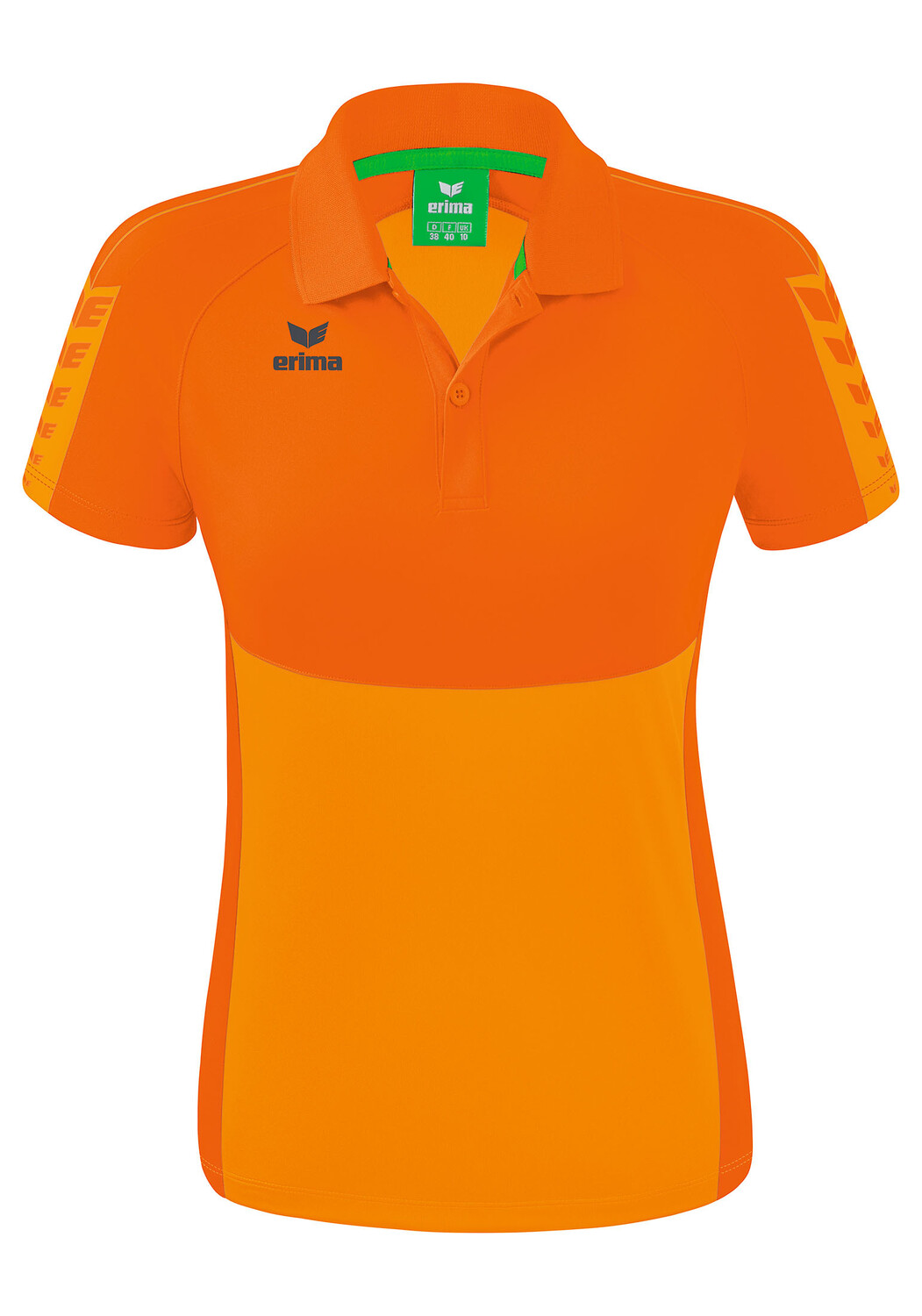 

Поло erima Six Wings, цвет new orange/orange