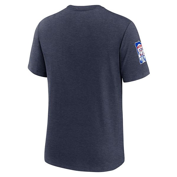 Мужская футболка minnesota twins cooperstown collection eras tri-blend цвета вересковый темно-синий Nike — фото 4