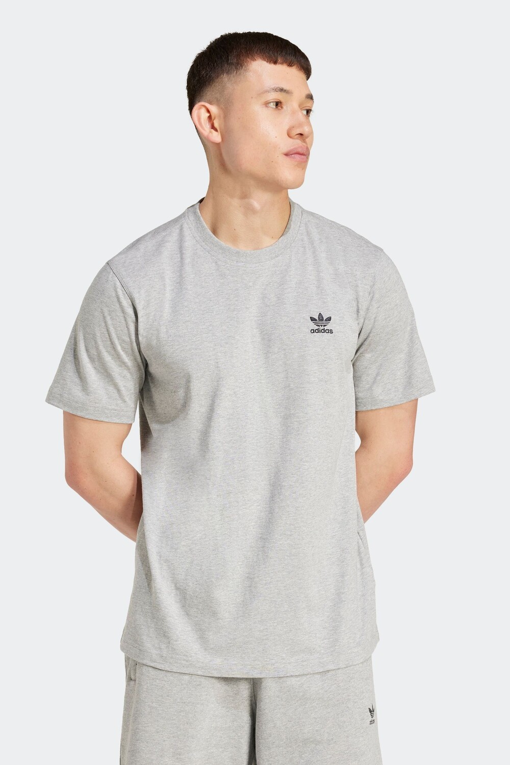 

Футболка Originals trefoil essentials из 100% хлопка Adidas Originals, серый