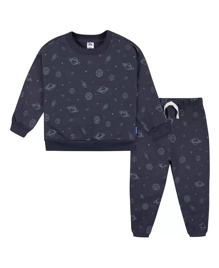 

Комплект из толстовки и брюк для малышей Gerber, синий