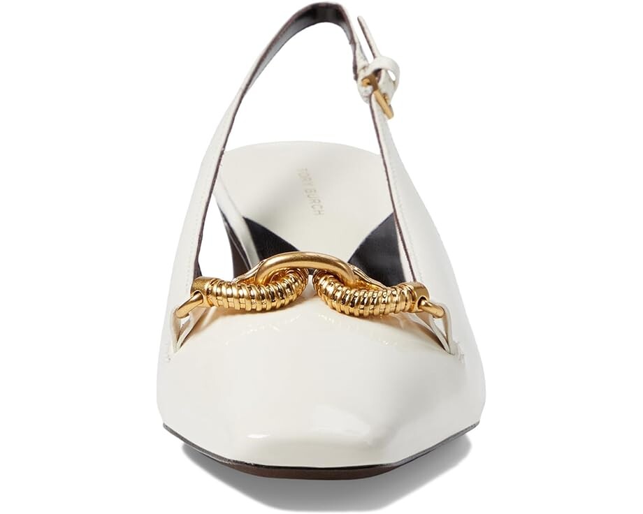 Туфли Tory Burch 55 mm Jessa Slingback, цвет Light Cream/Gold — фото 2