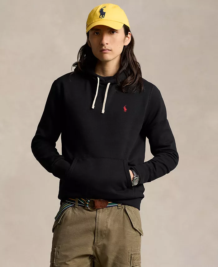 

Мужская флисовая толстовка с капюшоном RL Polo Ralph Lauren, черный