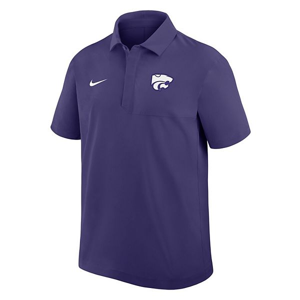 Мужская фиолетовая футболка-поло Kansas State Wildcats Nike — фото 3