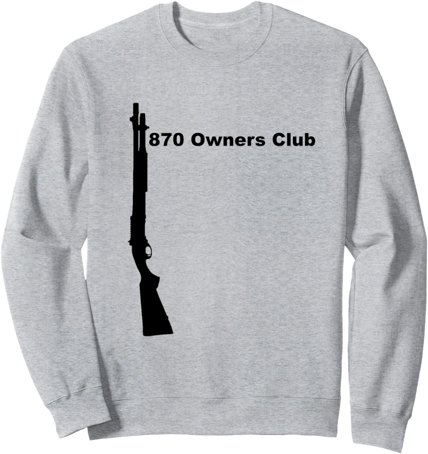 

Футболка клуба владельцев 870, дробовик Remington 12 калибра, тренировочная куртка Mossburg Gunpower Tees, серый