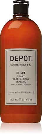 

Шампунь для волос и тела DEPOT No. 606 Sport Hair & Body, 1000 ml