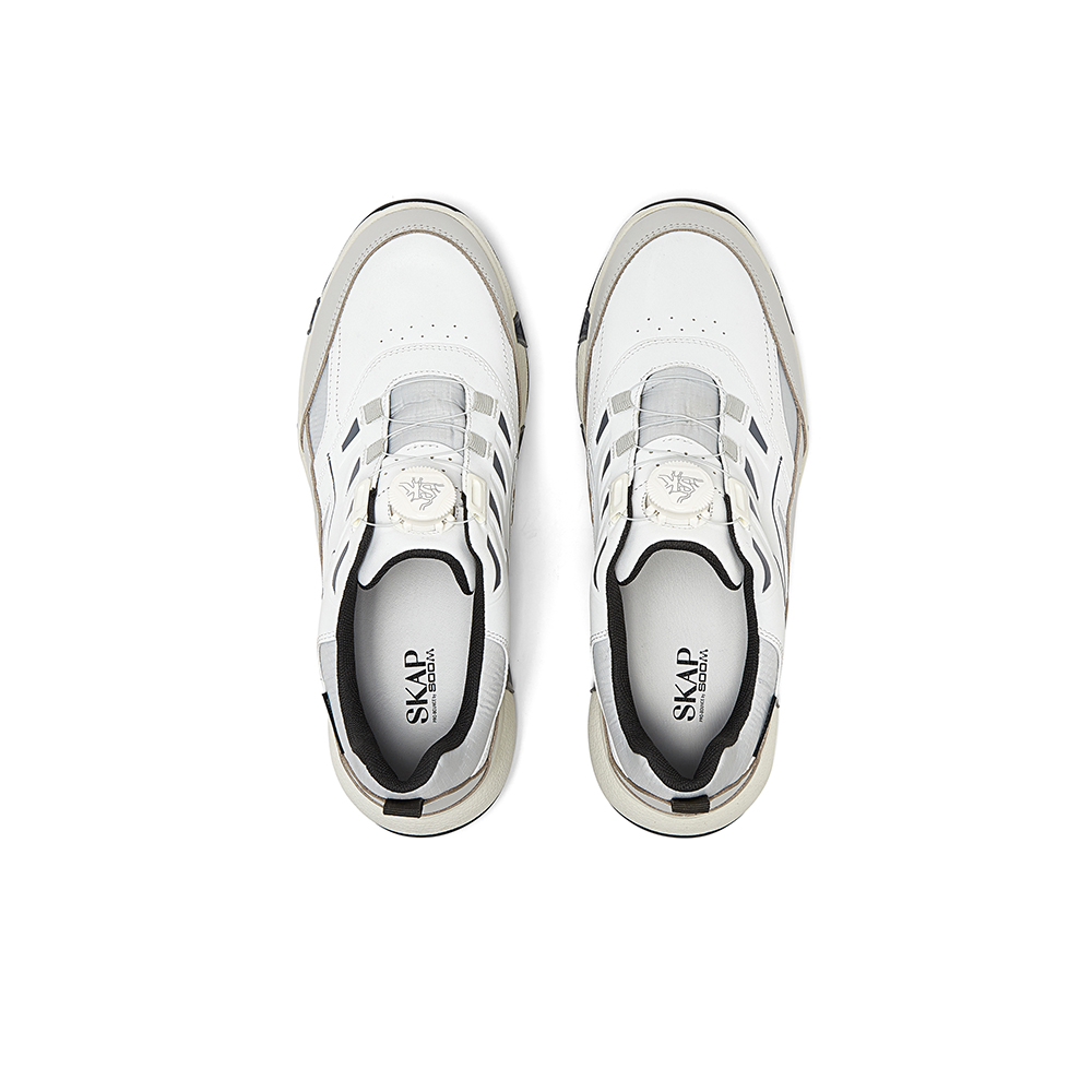 SKAP Мужские повседневные кроссовки Low Top бело-серые, цвет White Gray — фото 3