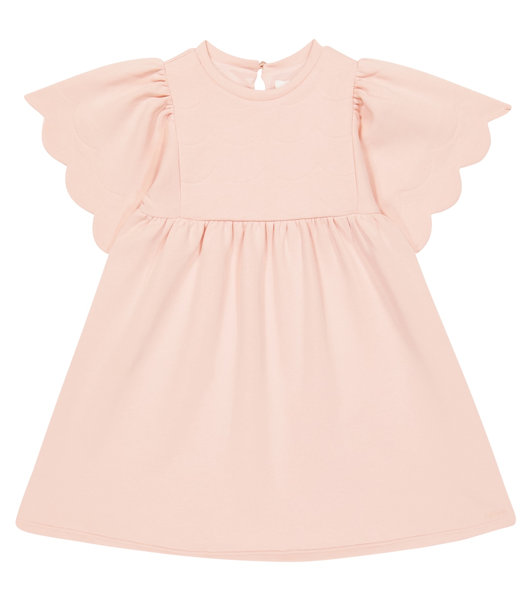 

Хлопковое платье Chloé Kids, Pink Washed Pink