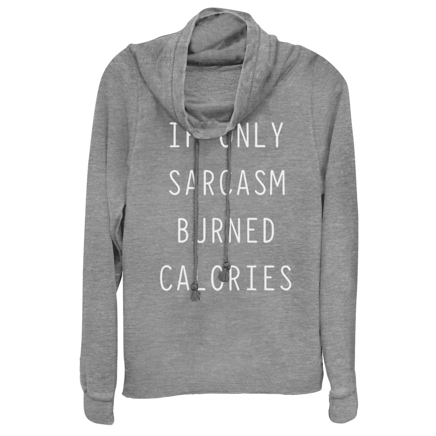 

Толстовка с воротником-хомутом для юниоров Sarcasm Burned Calories