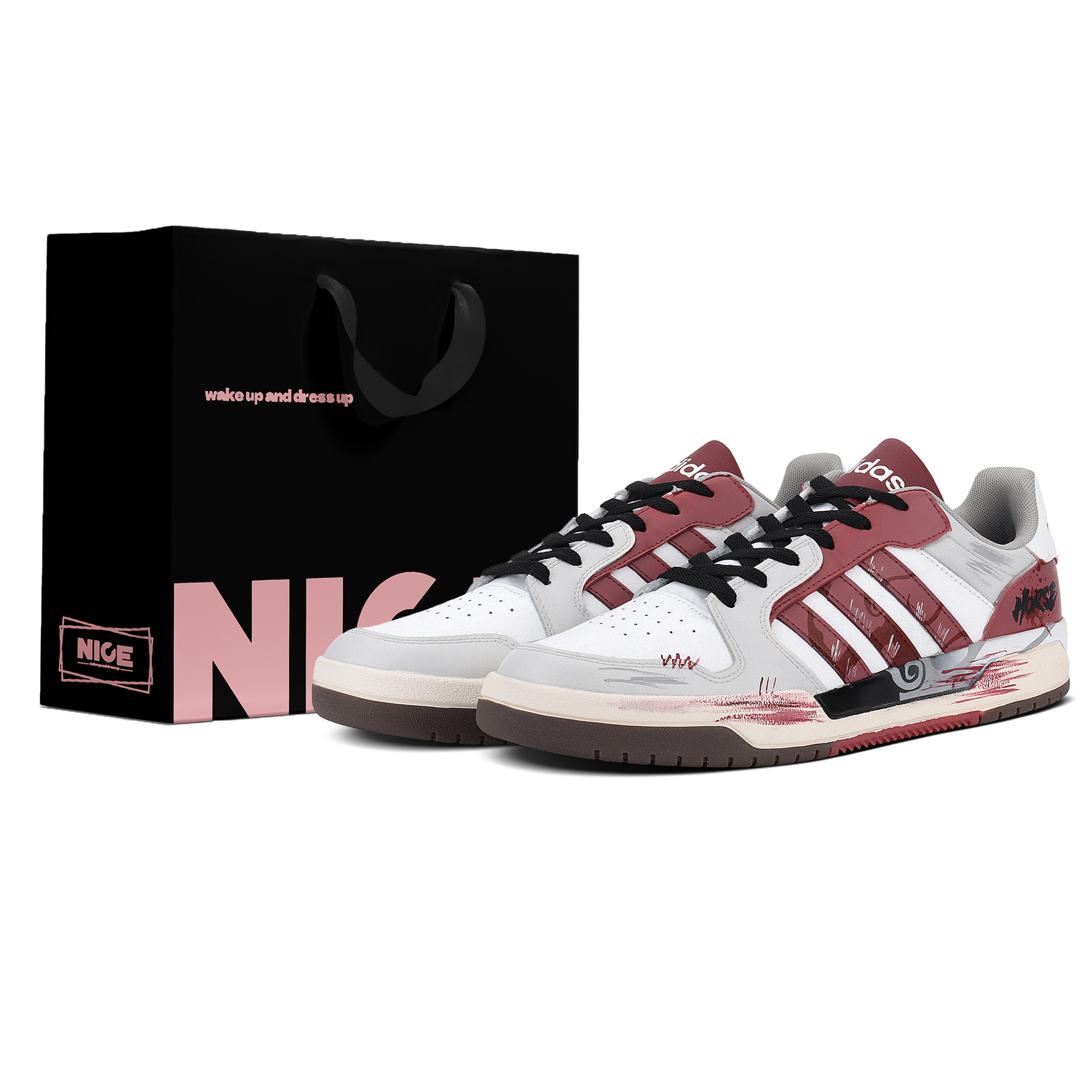 

Adidas Neo Entrap Abrasion Resistant Low top Skateboard Shoes Unisex Crimson