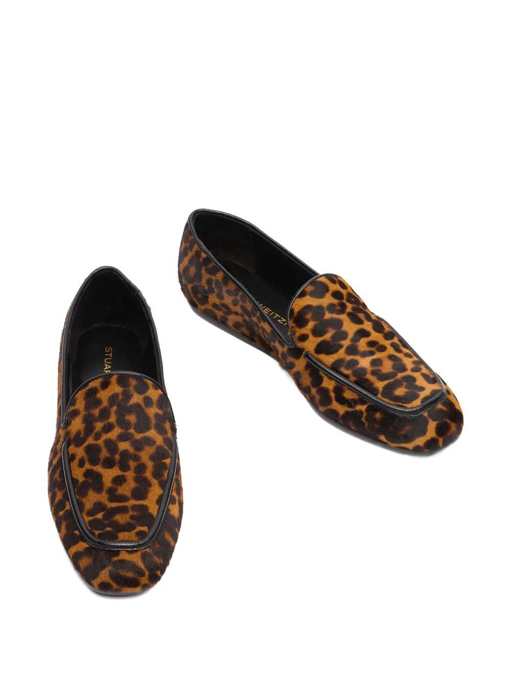 Лоферы Lee с миндалевидным носком и леопардовым принтом Stuart Weitzman, коричневый — фото 3
