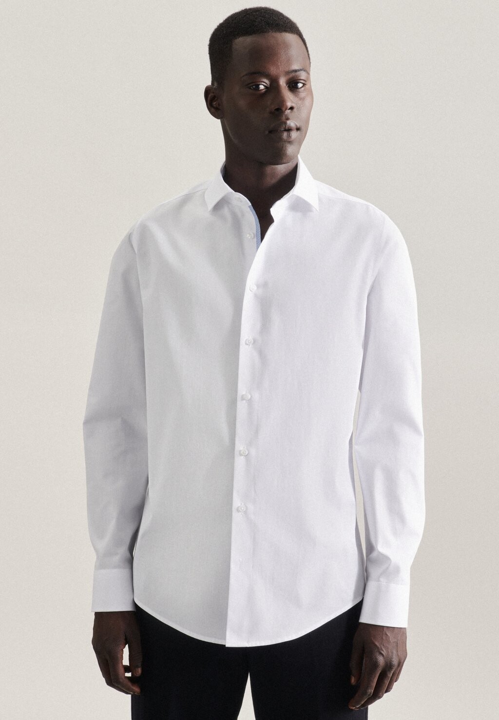 

Элегантная рубашка Kent Slim Fit Contrast Seidensticker, цвет weiß