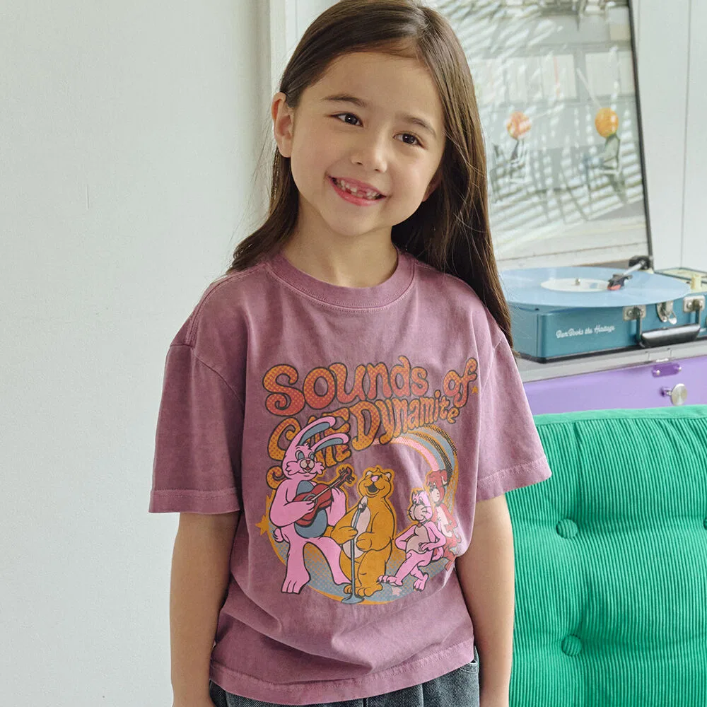 Детская футболка Hoppy Trio Pigment Dusty Pink от Cpgn Kids