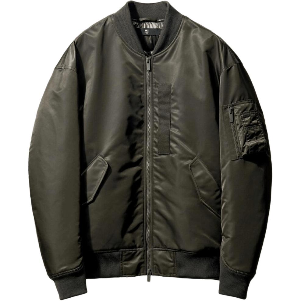 

Jil Sander FW25 Пуховик мужской UNIQLO, asphalt серый