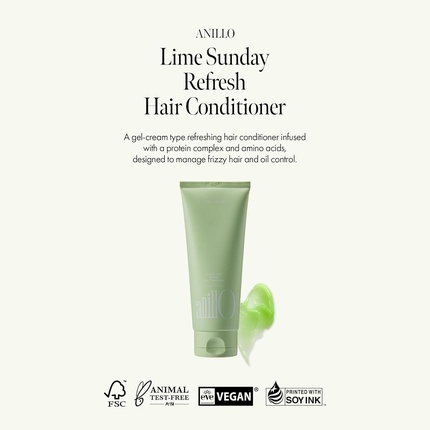Кондиционер для волос Lime Sunday Refresh с витамином C, протеином и аминокислотами — фото 2