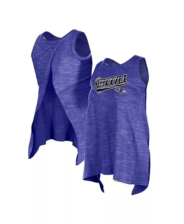 

Женская фиолетовая майка Baltimore Ravens Space Dye Active New Era