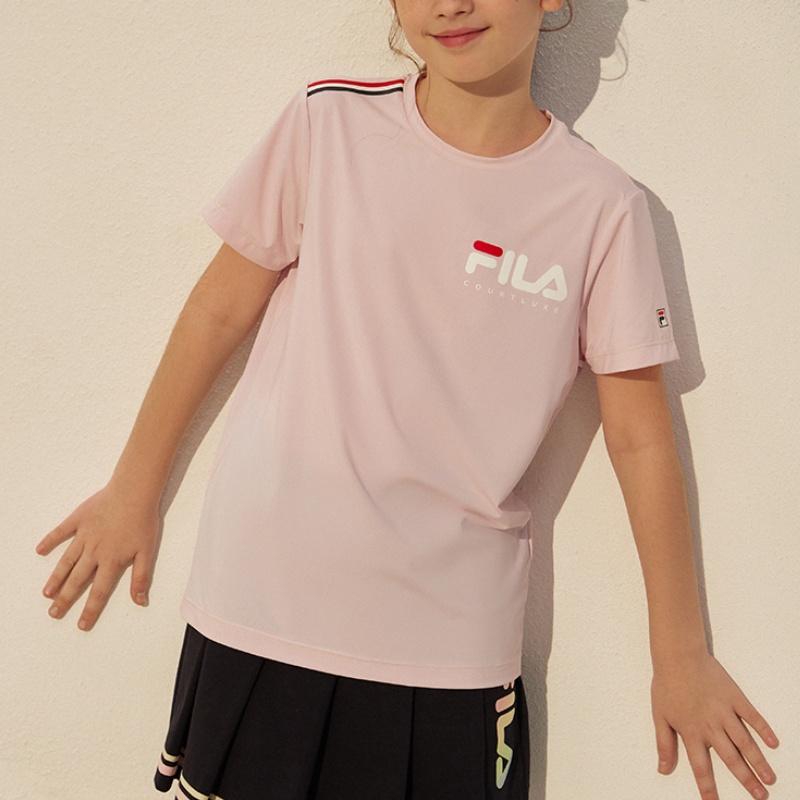 FILA KIDS Футболка baby pink для детей — фото 3