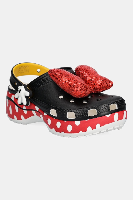 Классические кроксы Minnie на платформе Crocs, черный