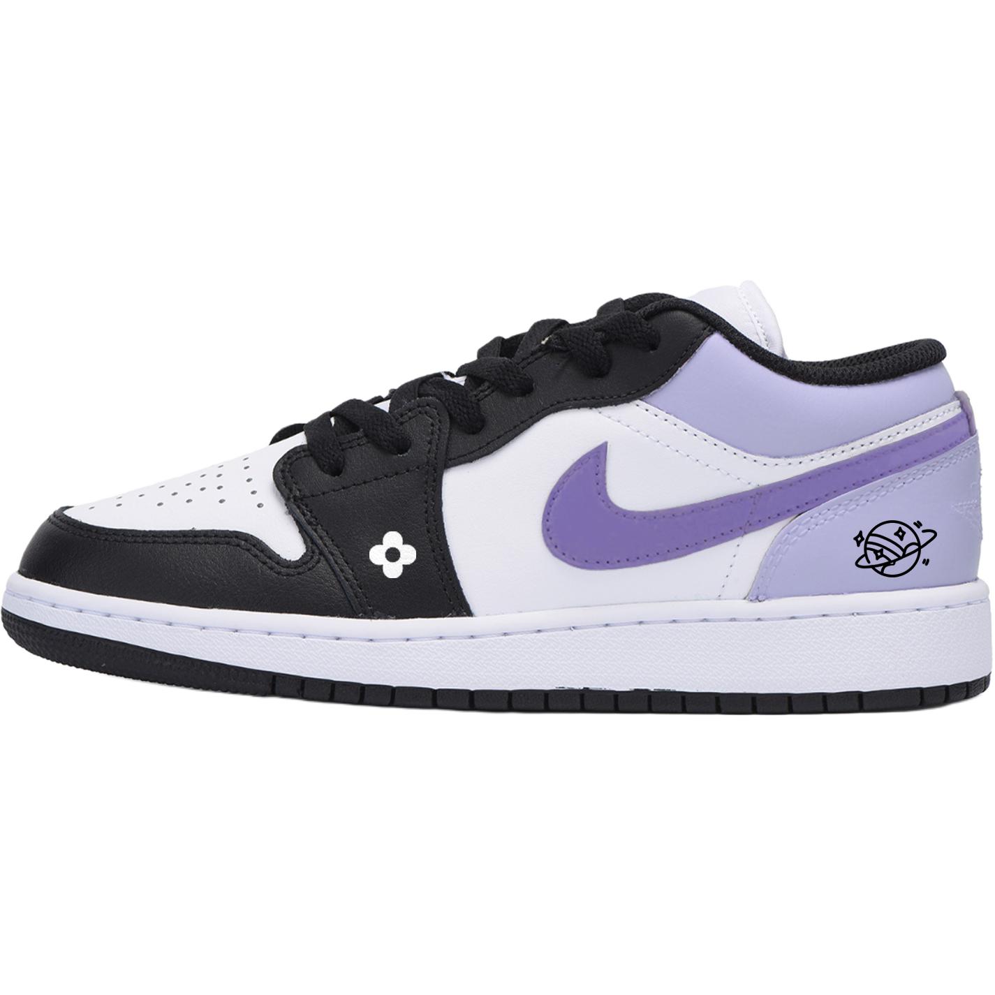 

Баскетбольные кроссовки Air 1 LOW Top для детей и подростков Jordan, белый