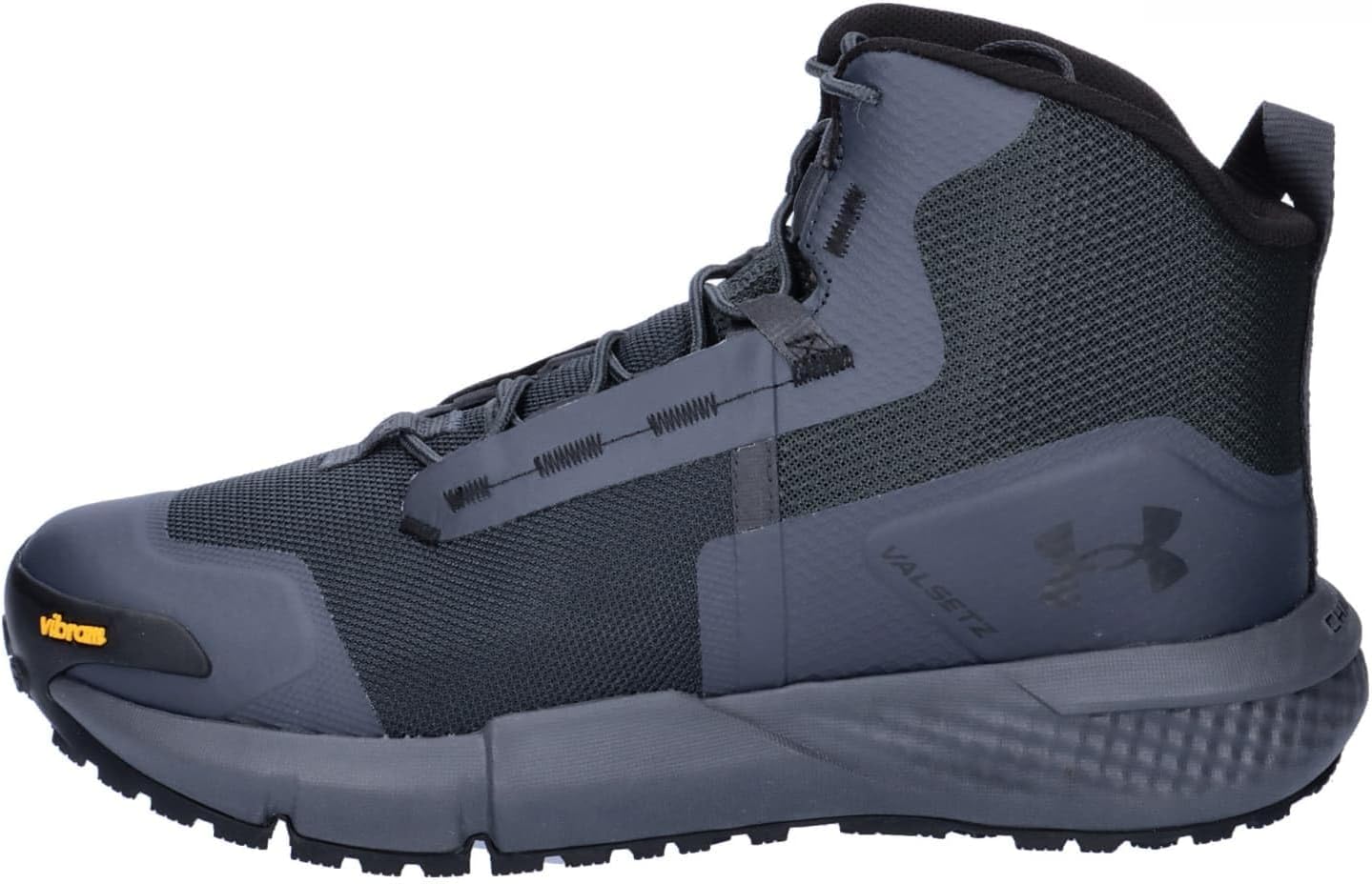 Мужские военные и тактические ботинки Under Armour Charged Valsetz Mid, черный — фото 4