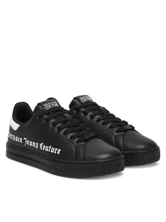 Versace Jeans Couture Кроссовки 80YA3SKC черные — фото 2