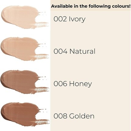 Dextreme Full Coverage Foundation 30 мл - Веганская косметика для лица с высокой степенью покрытия - 008 Golden Gosh — фото 3