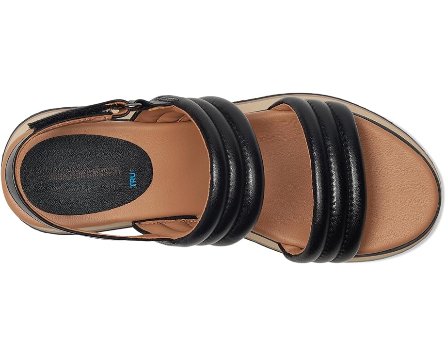 Туфли Johnston & Murphy Colleen Double-Band Sandal, цвет Black Glove Leather — фото 2