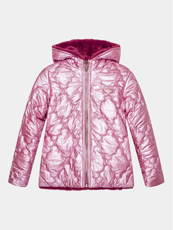 

Переходная куртка стандартного кроя Guess, розовый