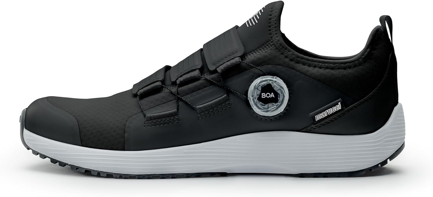 Кроссовки Marucci MXB Trainer BOA для мужчин, белые, бейсбольные тренировочные кроссовки, спортивная обувь для мужчин с системой затяжки BOA L6 для надежной регулируемой посадки, легкие, дышащие и долговечные — фото 2