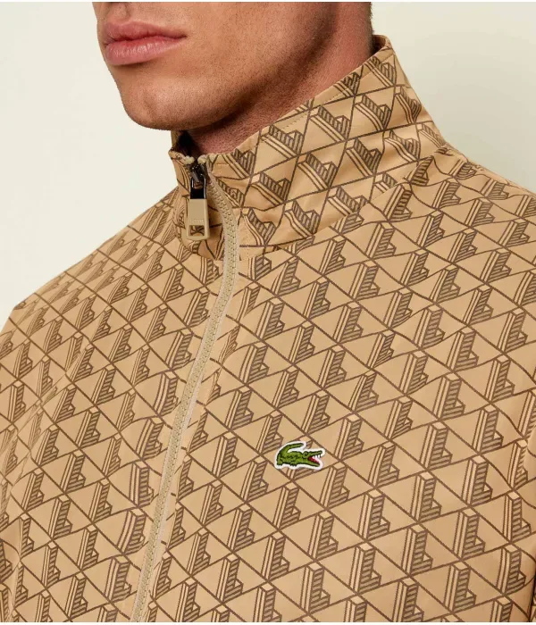 Куртка relaxed fit Lacoste, бежевый — фото 4